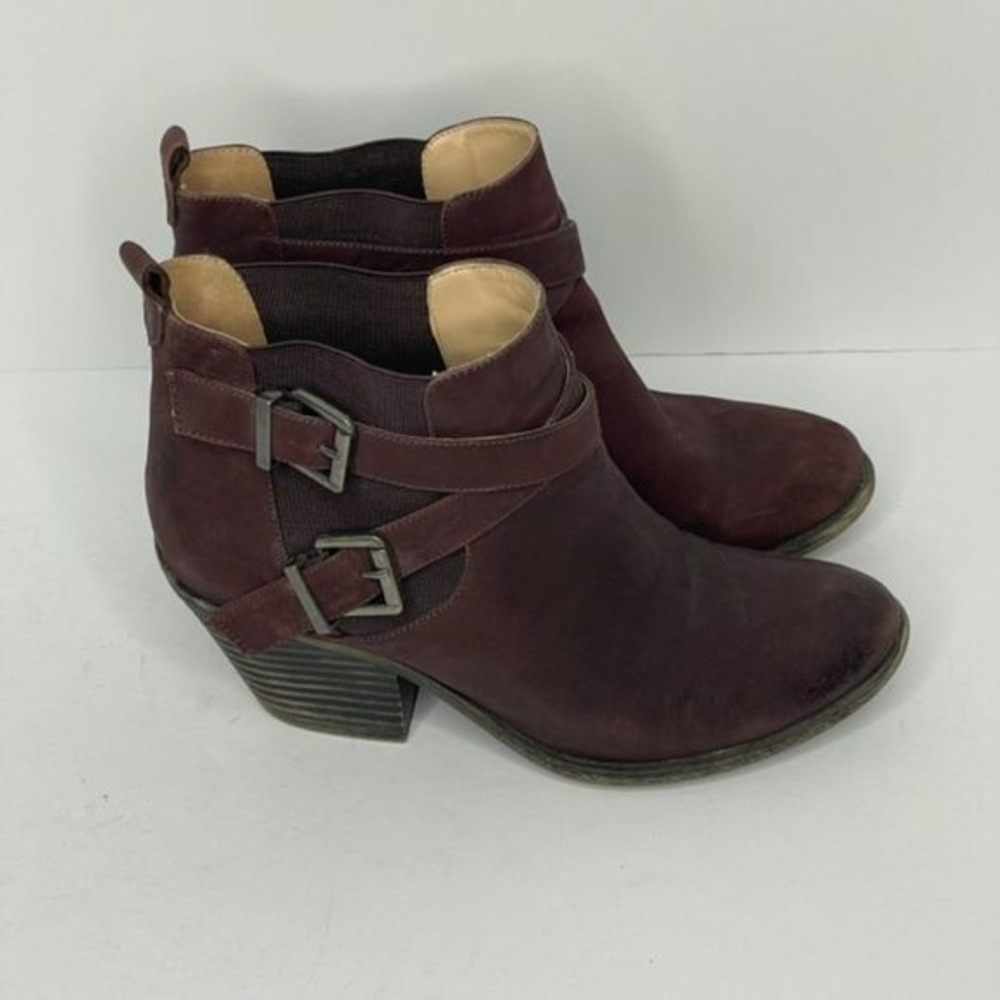 Sole Society Red Brown‎ Maris Bootie